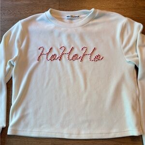 Women’s size small cropped holiday fleece